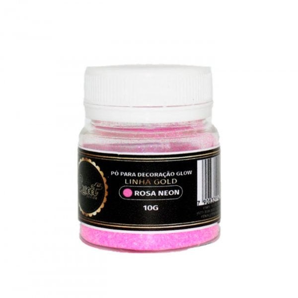 Glitter Rosa Neon 10G - Sweet Decor