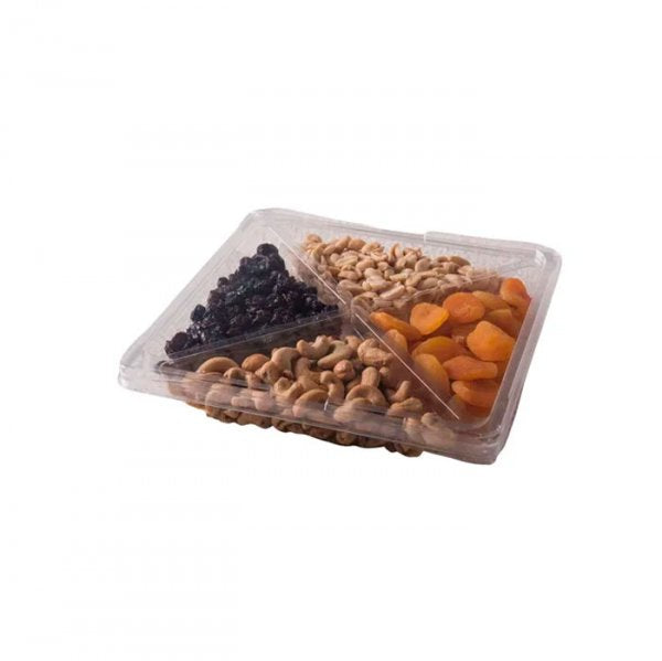 Embalagem G545 Bandeja Quadrada 4 Divisórias C/5 - Galvanotek