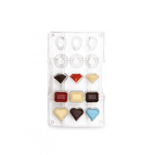 Molde Para Chocolate 'La Gemme' - 15 Cavidades - Decora