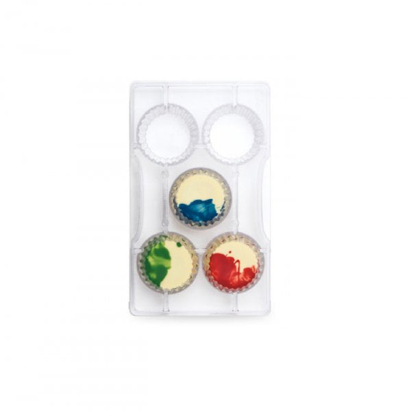 Molde Para Chocolate 'Cupcake Grande' - 5 Cavidades - Decora