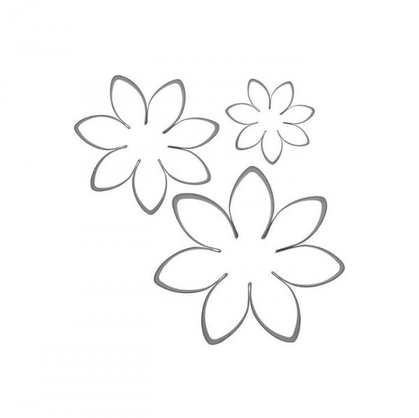 Cortador Aço Inox Kit Flores Margaridas - R R Oliveira