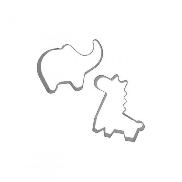 Cortador Aço Inox Kit Elefante Girafa P - R R Oliveira