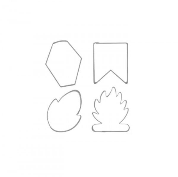 Cortador Aço Inox Kit Festa Junina 1P - R R Oliveira