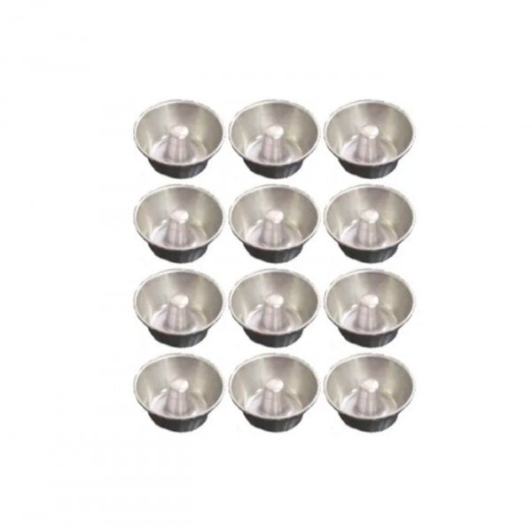 Forma Mini Pudim 1 5,4X7,5X3,0Cm Cód.1418 12 Uni. - Metasa