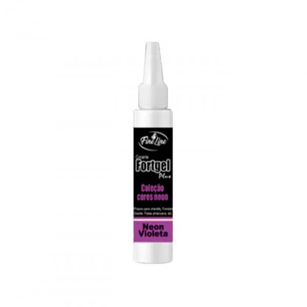 Corante Fortgel 30G Neon Violeta - Fine Line