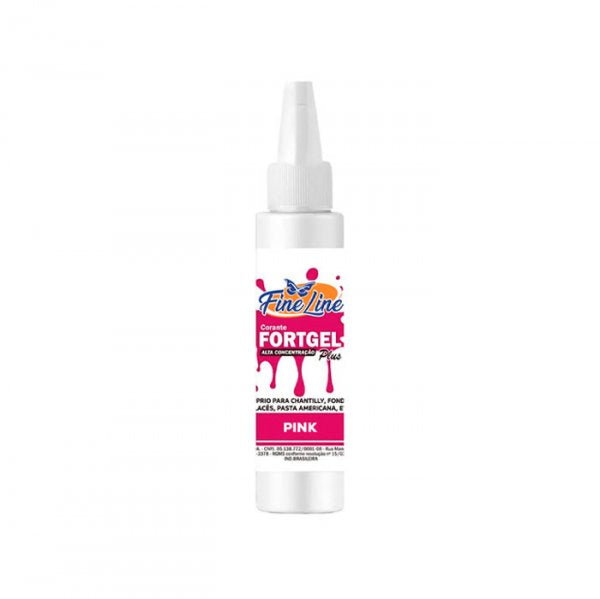 Corante Fortgel 30G Pink - Fine Line