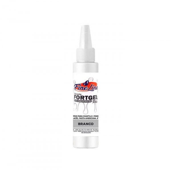 Corante Fortgel 30G Branco - Fine Line