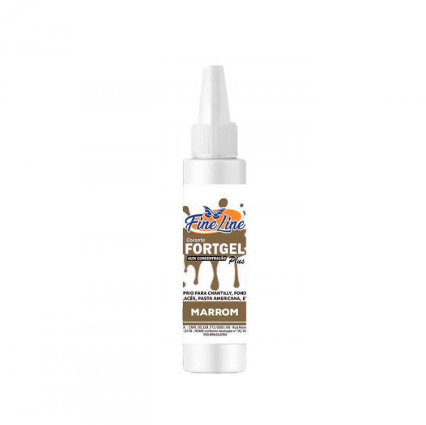 Corante Fortgel 30G Marrom - Fine Line
