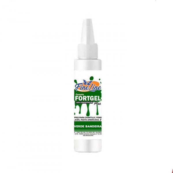 Corante Fortgel 30G Verde Bandeira - Fine Line