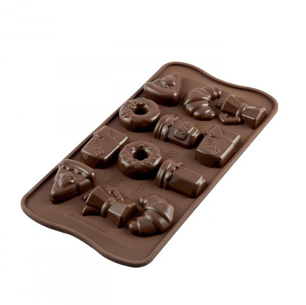 Forma Para Chocolate Bom Dia - Silikomart