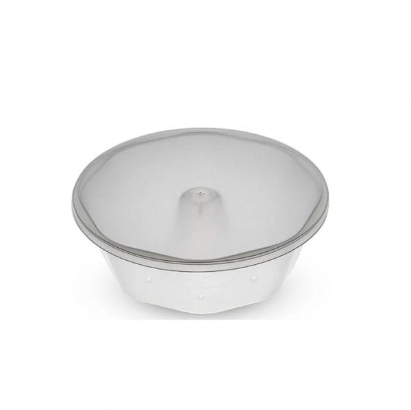 Pote Para Pudim Grande C/ Tampa 6 Uni - 500Ml - Plastilânia