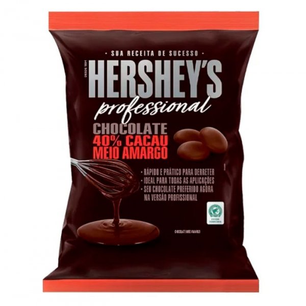 Chocolate em Moedas Forneáveis Meio Amargo 40% Cacau - 2,01Kg - Hershey's Professional