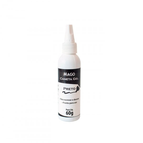 Caneta Gel Preto 60G - Mago