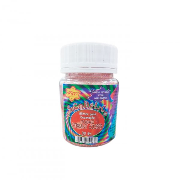 Glitter Psicodelico Cobre Vibrant Cooper 30G - Rico
