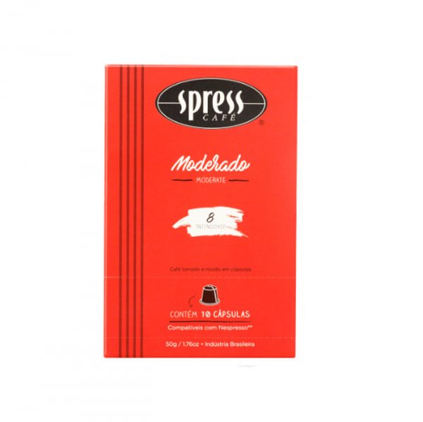 Cápsula Spress 8 Moderado 10 Unidades - Spress Café