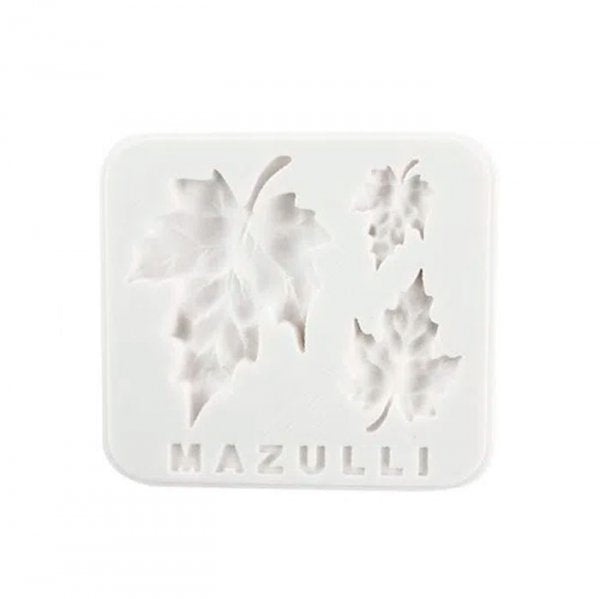 Molde Silicone Folhas De Inverno Cod. 2305 - Mazulli