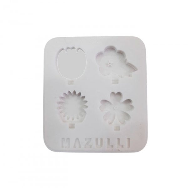 Molde Silicone Flores De Primavera Cod. 2350 - Mazulli