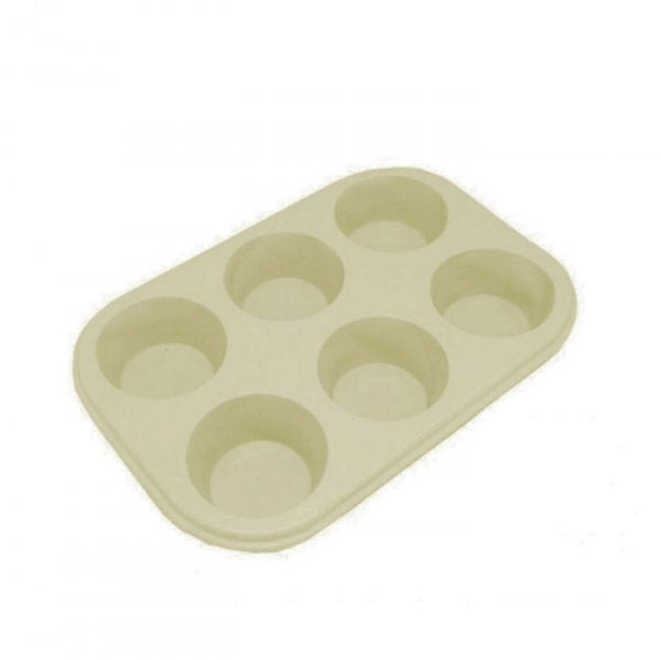 Forma Silicone Redondo Allonsy 6 Cavidades 25X17X3Cm Bege - Cromus