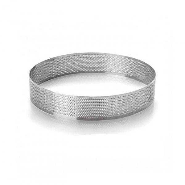 Aro Inox Micro Perfurado Redondo Allonsy 15X2Cm - Cromus