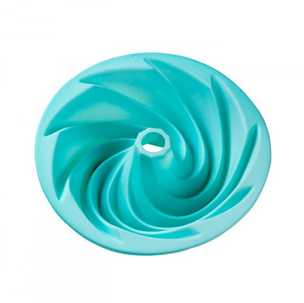 Forma Silicone Espiral Azul Allonsy - 24.5X24.5X7 - Cromus