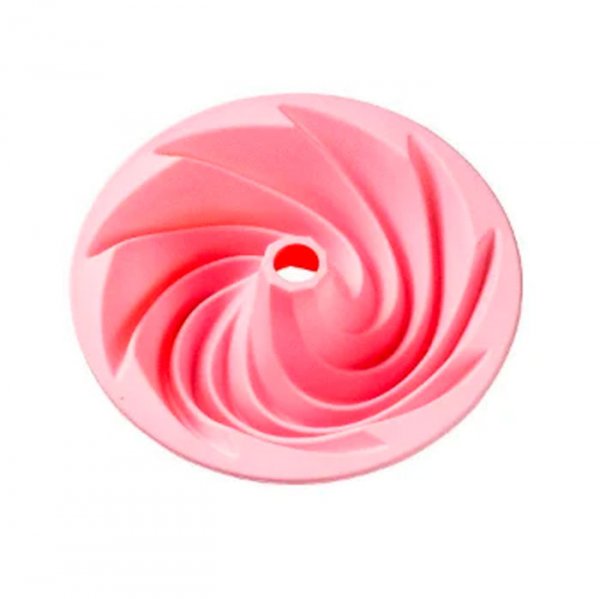 Forma Silicone Espiral Rosa Allonsy - 24.5X24.5X7 - Cromus