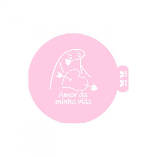 Stencil Flork 6 - 11,5 X 10 Cm- R R Oliveira