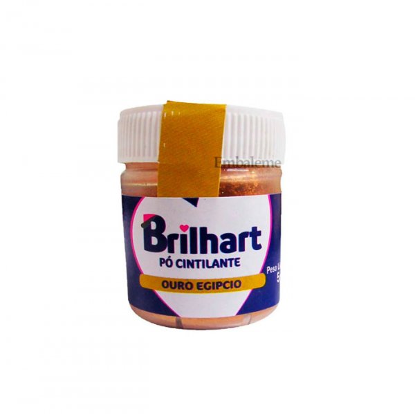 Glitter Metalico Ouro Egípcio 5G - Brilhart