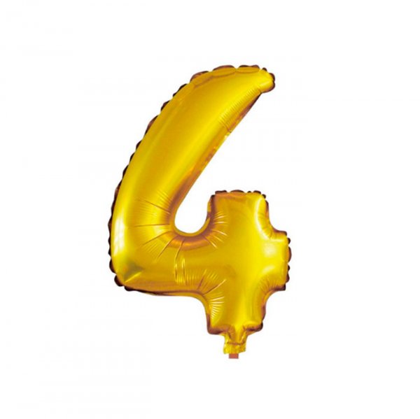 Balão Metalizado Ouro 16' N°4 - Mundo Bizarro