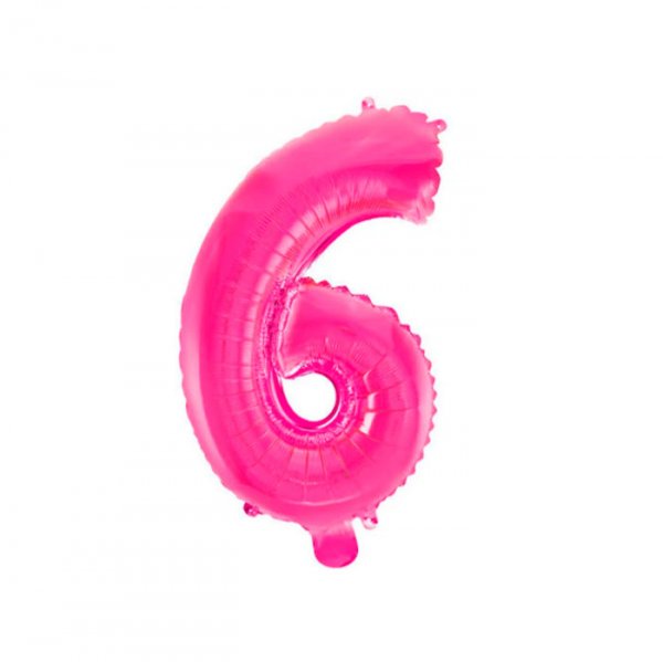Balão Metalizado Rosa 16' N°6 - Mundo Bizarro
