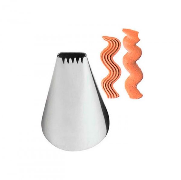 Bico De Confeitar Inox N°46 - Cestas - Wilton