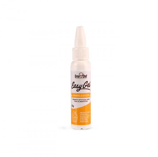 Corante Easy Gel Amarelo Escuro 25g - Gran Chef