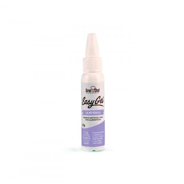 Corante Easy Gel Lilás Fosco 25g - Gran Chef