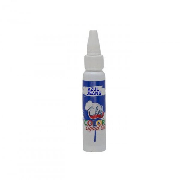 Corante Liquid Gel 25G Azul Jeans - Iceberg Chef