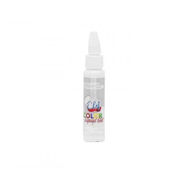 Corante Liquid Gel 25G Branco - Iceberg Chef