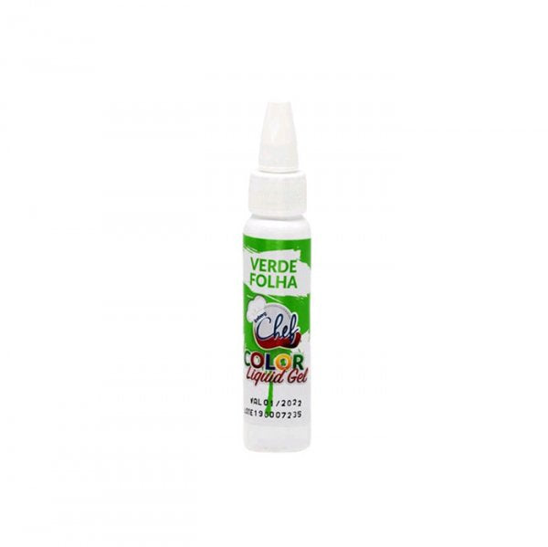 Corante Liquid Gel 25G Verde Folha - Iceberg Chef