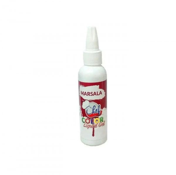 Corante Liquid Gel 25G Vermelho Marsala - Iceberg Chef
