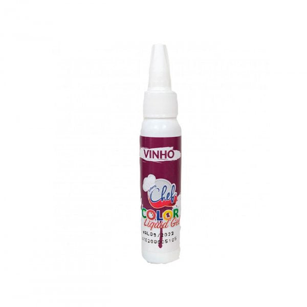 Corante Liquid Gel 25G Vinho - Iceberg Chef