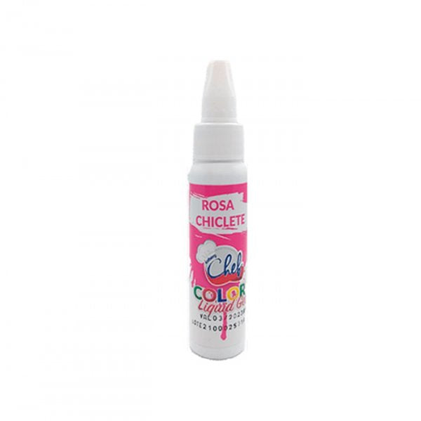 Corante Liquid Gel 25G Rosa Chiclete - Iceberg Chef