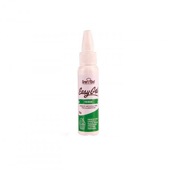 Corante Easy Gel Verde 25g - Gran Chef