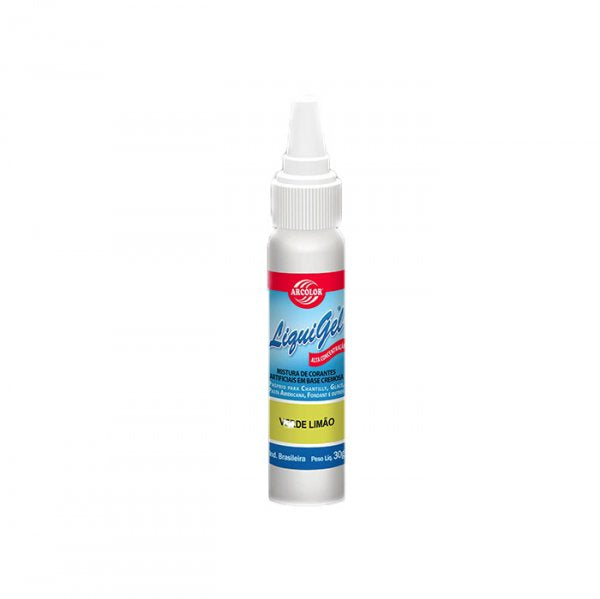 Corante Liquigel 30G Verde Limao - Arcolor
