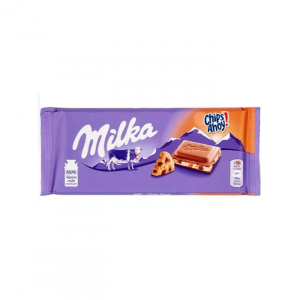 Chocolate Chips Ahoy - Barra 100Gr - Milka