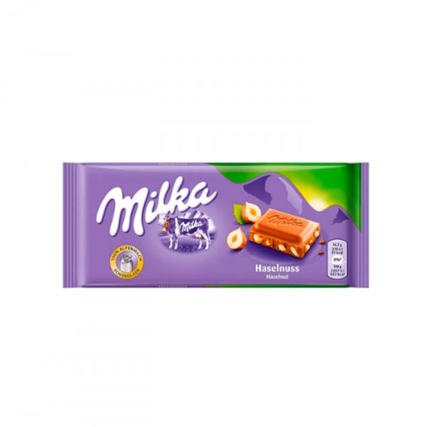Chocolate Hazelnuts Cows - Barra 100G - Milka