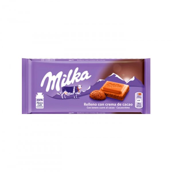 Chocolate Creme Cacau - Barra 100G - Milka