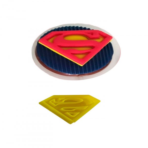 Cortador Logo Superman Liga Justica - Cia Do Molde
