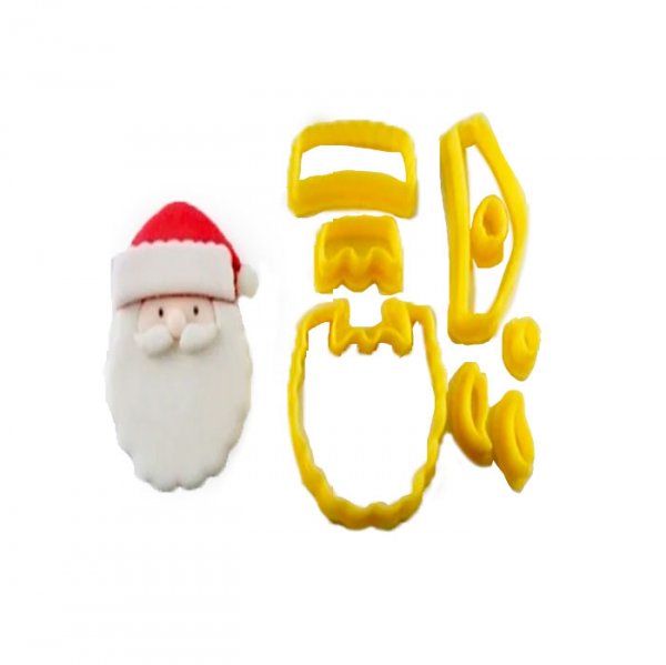 Cortador 3D Papai Noel - Cia Do Molde