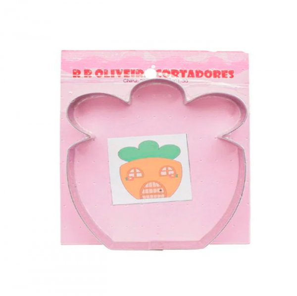 Cortador Aço Inox Casinha Cenoura Páscoa 1G Código 521 - R.R. Oliveira