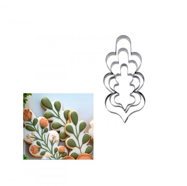 Cortador Aço Inox Folhagem 2 - R R Oliveira