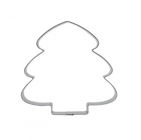 Cortador Inox Arvore Natal 21Cm - R.R. Oliveira