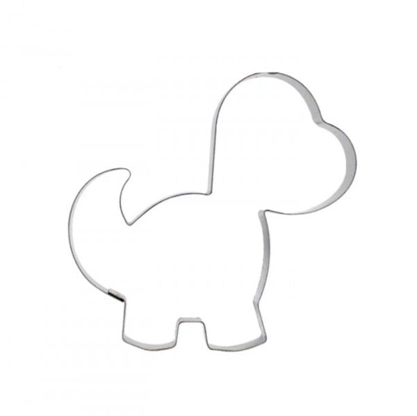 Cortador Inox Dinossauro 1G - R.R. Oliveira