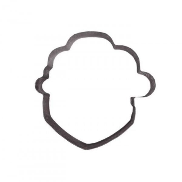 Cortador Inox Face Papai Noel 3G - R.R. Oliveira